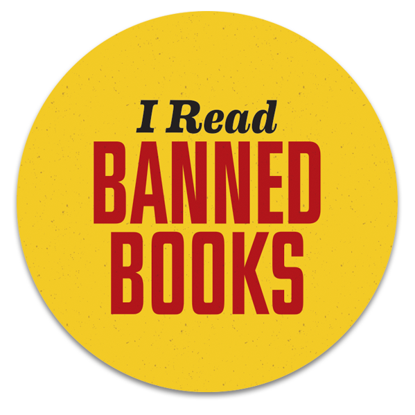 I Read Banned Books sticker roll