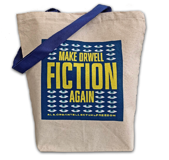 Make Orwell Fiction Again tote