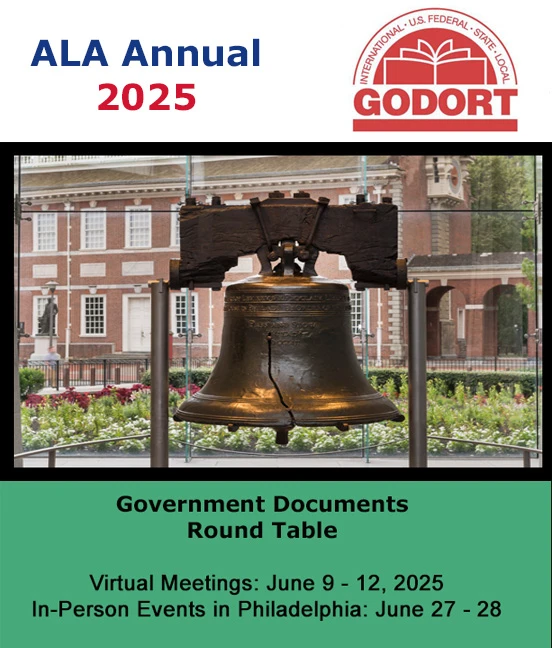 GODORT meetings and events in June 2025.