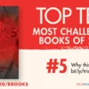 Top Ten Most Challenged Books of 2024. #5 Tricks by Ellen Hopkins. Why this book matters: bit.ly/tricksBR. ALA.ORG/BBOOKS. American Library Association