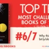 Top Ten Most Challenged Books of 2024. #6 (tie) Looking for Alaska by John Green. Why this book matters: bit.ly/alaskaBR. ALA.ORG/BBOOKS. American Library Association