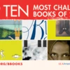 Top Ten Most Challenged Books of 2024. Collage image featuring ten book covers. ALA.org/BBooks. American Library Association. 