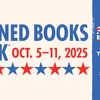 Banned Books Week. Oct 5-11, 2025. Censorship is so 1984. Read for your rights. ALA.org/BBooks