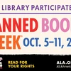 This Library Participates in Banned Books Week. Oct 5-11, 2025. Censorship is so 1984. Read for your rights. ALA.org/BBooks
