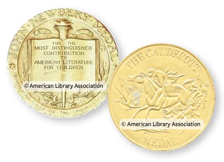 Newbery and Caldecott seals