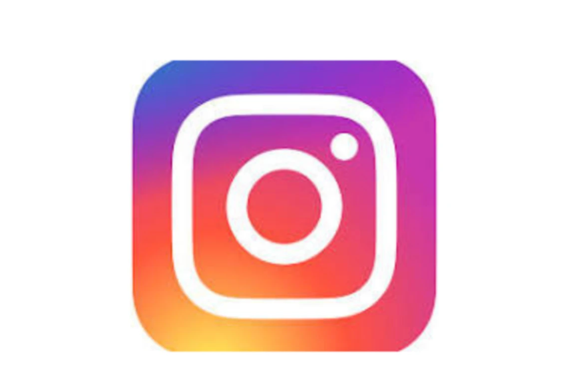 Instagram Logo on a white background.