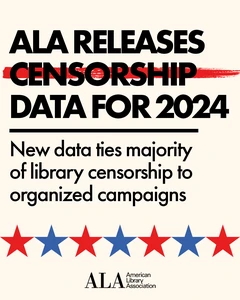 ALA releases censorship data for 2024. New data ties majority of library censorship to organized campaigns.