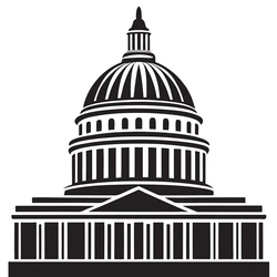 vector icon united states capitol hill building